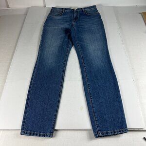 Max Mara Jeans Women's 29x29* Weekend Cropped Cigarette Skinny Blue Denim Tag 8